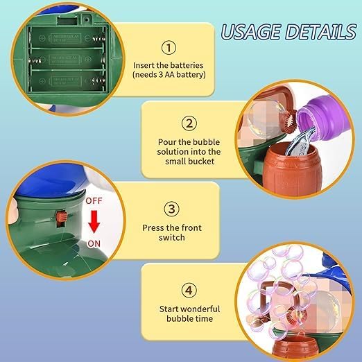 Whimsical Santa Bubble Blowing Machine™