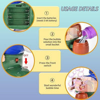 Whimsical Santa Bubble Blowing Machine™