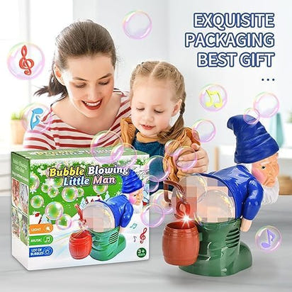 Whimsical Santa Bubble Blowing Machine™