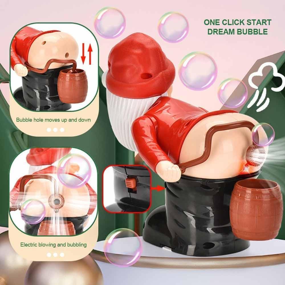 Whimsical Santa Bubble Blowing Machine™
